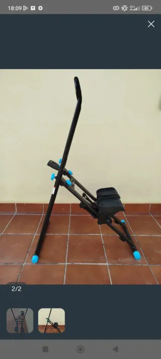 Lote 3 máquinas fitness