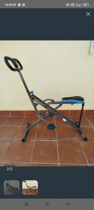 Lote 3 máquinas fitness