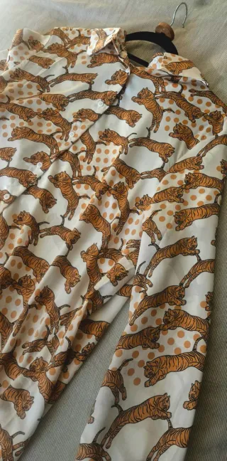 Camisa estampada de tigres