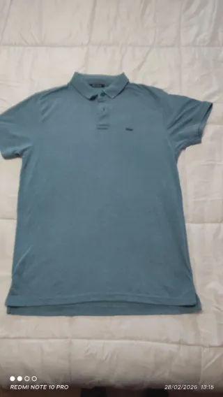 Camiseta Polo Azul