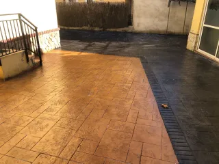 Hormigón impreso para exteriores