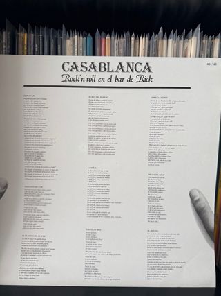 Casablanca - Rock'n roll en el bar de Rick Vinilo