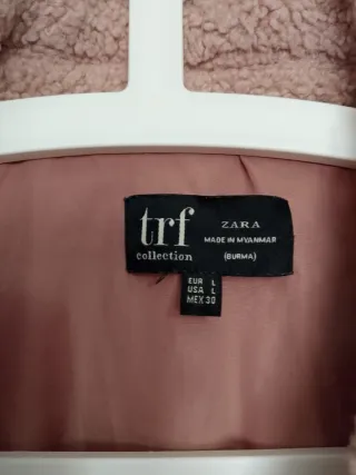 Abrigo Zara Rosa Talla M