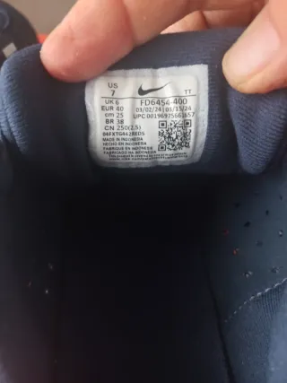 Zapatillas Nike Downshifter 13 Azul/Blanco Nuevas