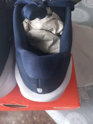 Zapatillas Nike Downshifter 13 Azul/Blanco Nuevas