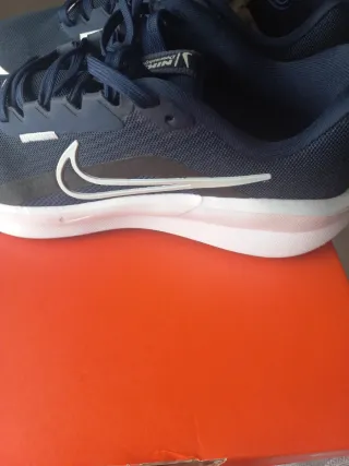 Zapatillas Nike Downshifter 13 Azul/Blanco Nuevas