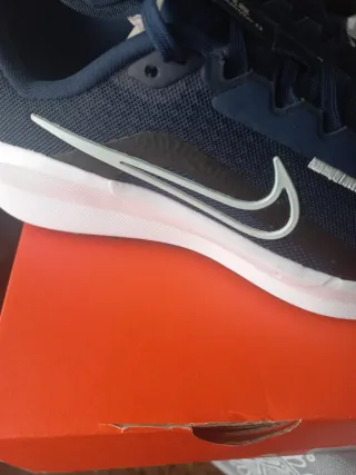 Zapatillas Nike Downshifter 13 Azul/Blanco Nuevas