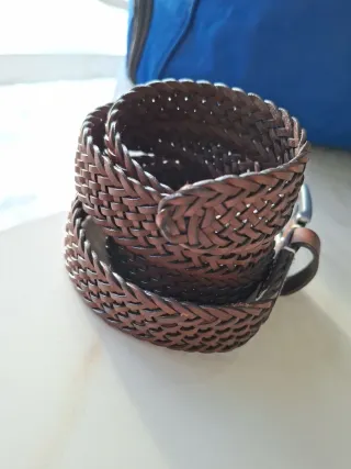 Cinturón Pedro del Hierro Cuero Trenzado