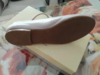 Zapatos bailarina niña Tizzas nude talla 33