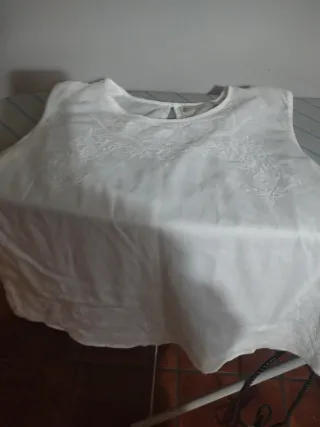 Lote 3 camicie bianche ricamate