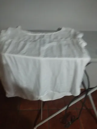 Lote 3 camicie bianche ricamate