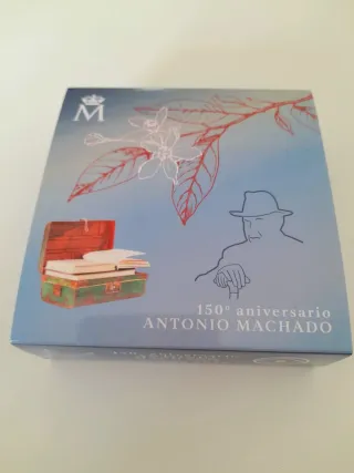 Moneda 10€ plata Aniversario Antonio Machado
