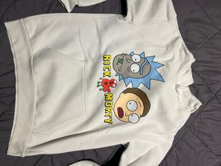 Felpa Rick & Morty bianca