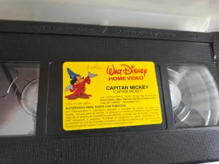 Lote 6 VHS Clásicos Infantiles Disney Español