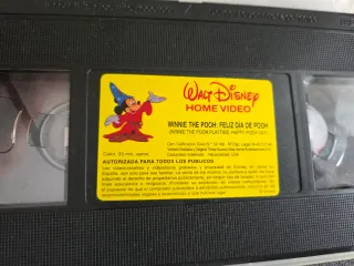 Lote 6 VHS Clásicos Infantiles Disney Español