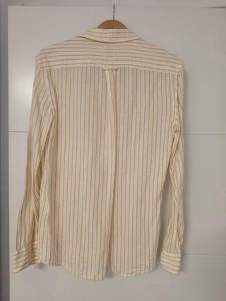 Camisa ZARA rayas blancas y amarillas