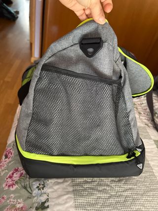 Bolsa Deporte/Viaje Gris y Verde
