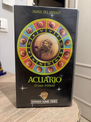 Película VHS Signos del Zodiaco Acuario
