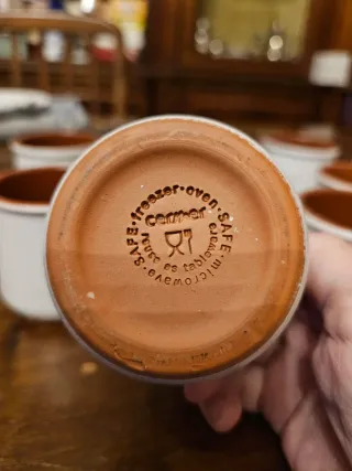 Set 12 vasetti terracotta artigianale