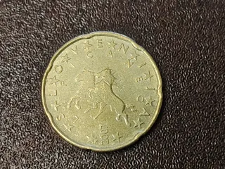 Moneda 20 céntimos Eslovenia 2007