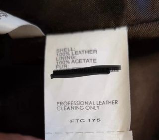 Abrigo de piel COZZI marrón