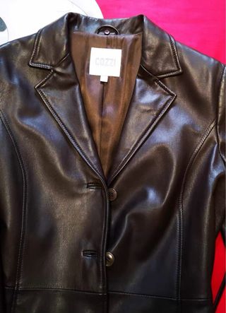 Abrigo de piel COZZI marrón