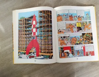 Tintin Objectiu la Lluna primera edicición