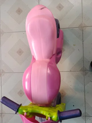 Moto correpasillos rosa niña