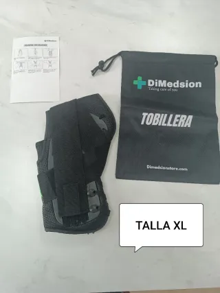 NUEVA! Tobillera DiMedsion Talla XL Negra