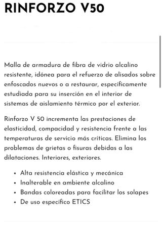 Malla para enfoscados Kerakoll