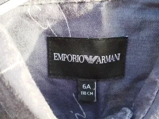 Camisa Emporio Armani Niño Azul
