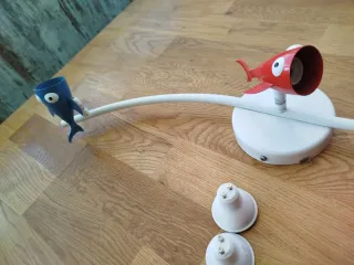 Lámpara de techo infantil de peces