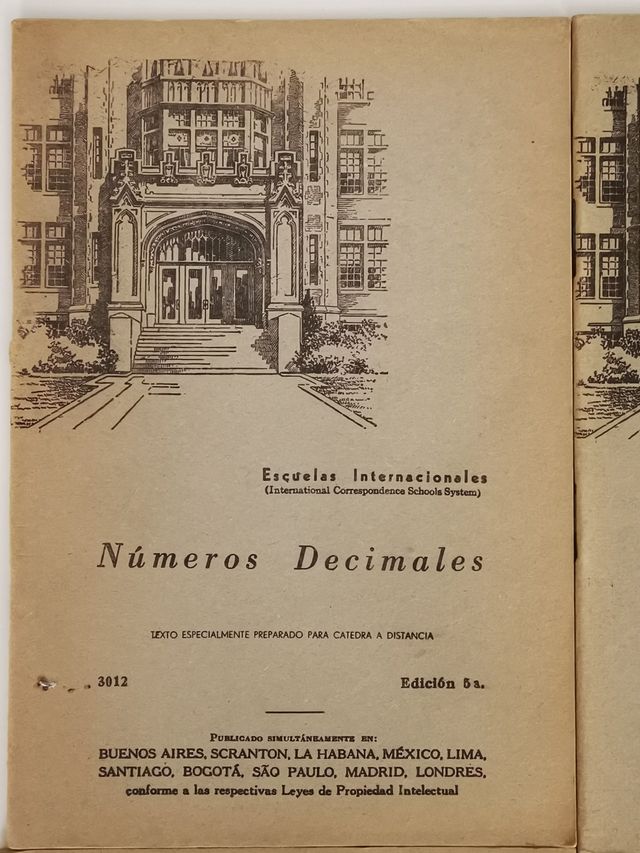ESCUELAS INTERNACIONALES. Cuadernillos de varias m