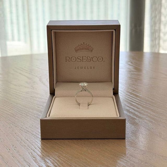 Anillo Rose & Co. Diamante 3.32ct Halo