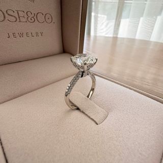 Anillo Rose & Co. Diamante 3.32ct Halo