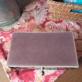 Caja Flores Pintada a Mano