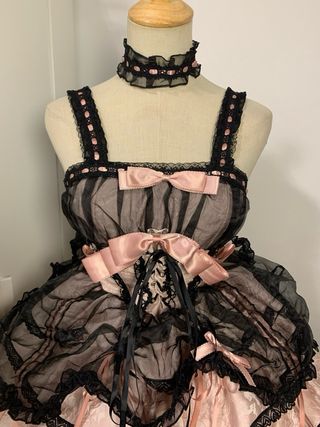 Vestito Lolita Gotico Coquette Egirl