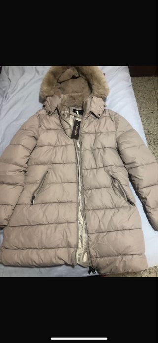 Abrigo Cantarana Beige Talla M