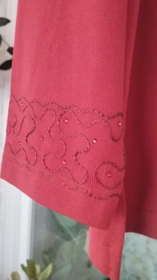 Jersey Busra color caldero con pedrería