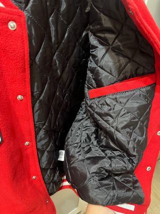 Chaqueta Chicago Bulls NBA Roja y Blanca