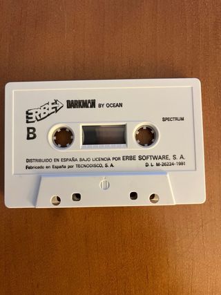Darkman juego Spectrum Cassette