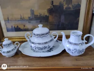 Juego de porcelana Santa Clara