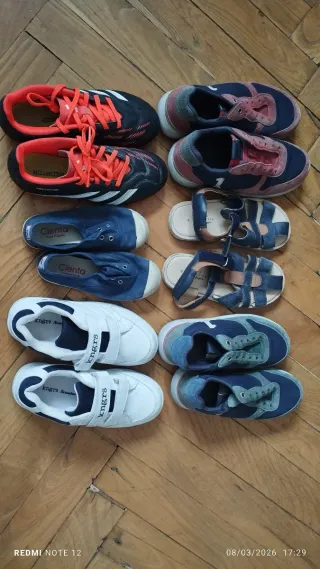 Lote Zapatos Niños Talla 28-30