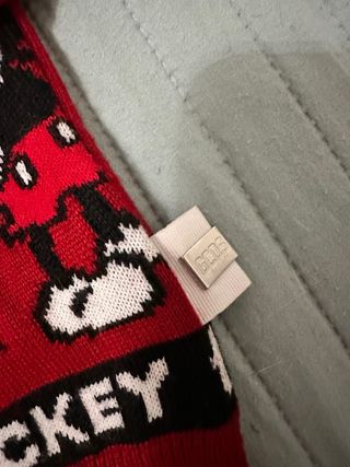 Maglione GCDS x Disney Mickey Rosso Taglia Unica