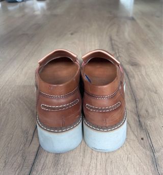 Mocasines Pikolinos Marrón y Rojo