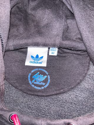 Sudadera Adidas larga negra y Rosa