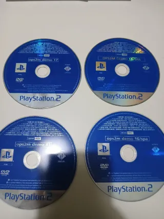 Lote 4 discos demo PS2 (ops2m demo)