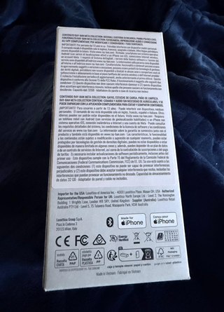 Rayban Meta Wayfarer Gen2 transparentes NUEVAS