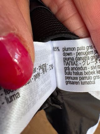 Piumino da sci Zara piuma e piumino S