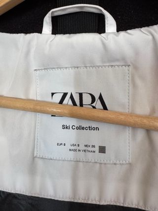 Piumino da sci Zara piuma e piumino S